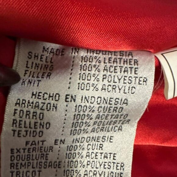 Vintage Ohio State Buckeyes Leather Jacket by G-III Global Identity – Size Large - Picture 4 of 4